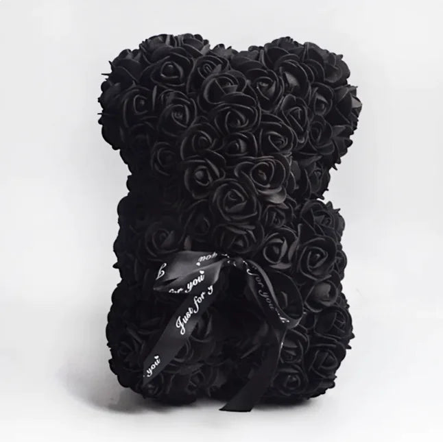 Oso de Rosas Eternas con Luz LED - AmorQueBrilla